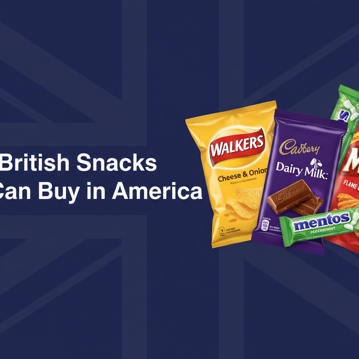 Best British Snacks You Can Buy in America - Walkers crisps, Cadbury chocolate, Aero bars and more delivered to the USA by BritishGram