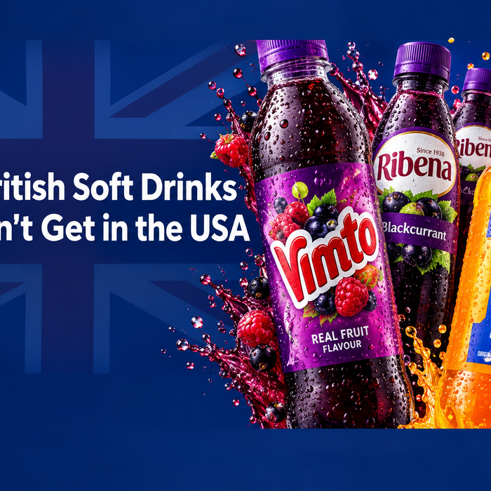 Best British Soft Drinks You Can't Get in the USA - Vimto, Ribena and IRN-BRU delivered to America by BritishGram