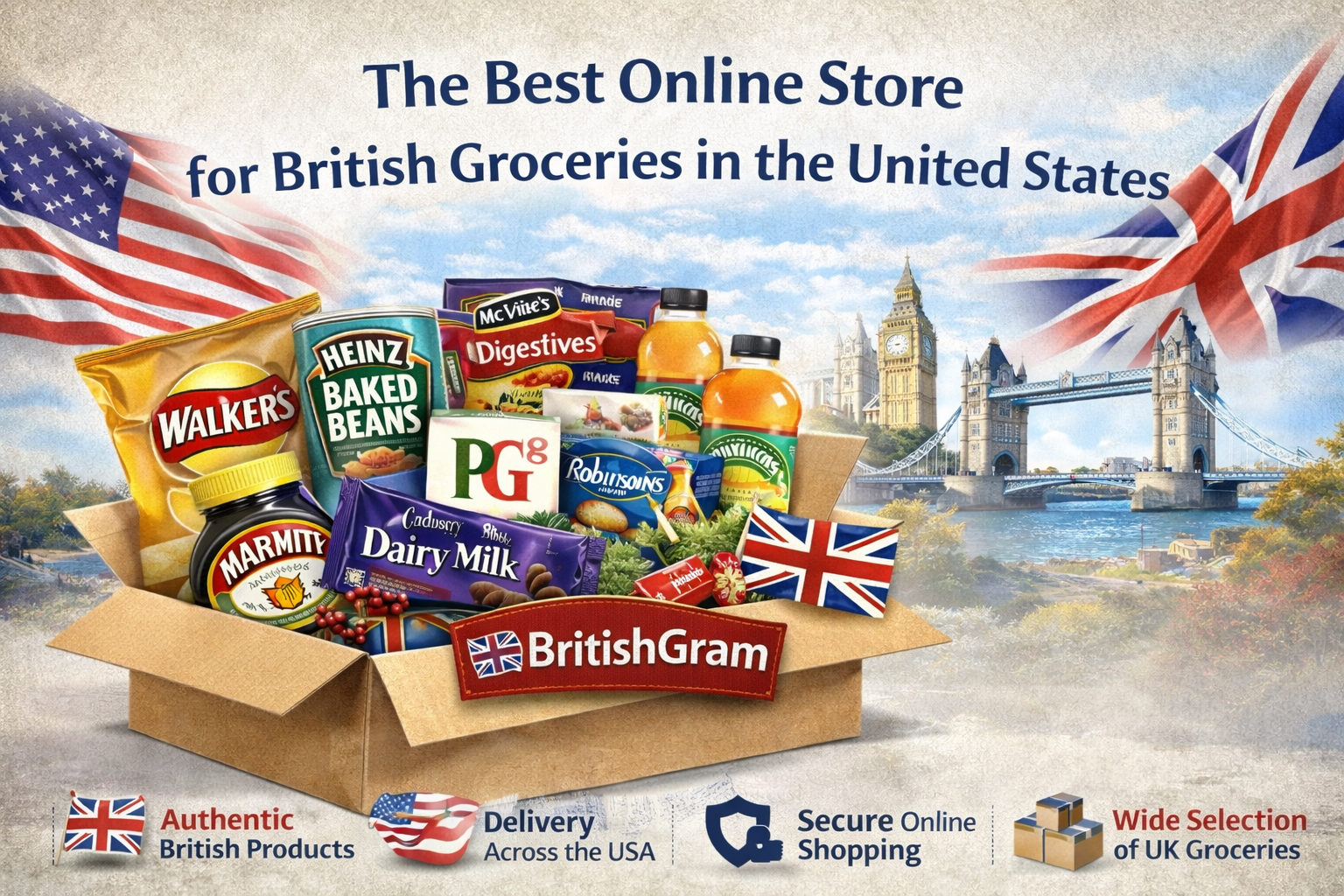 Best online store for British groceries in the United States – BritishGram