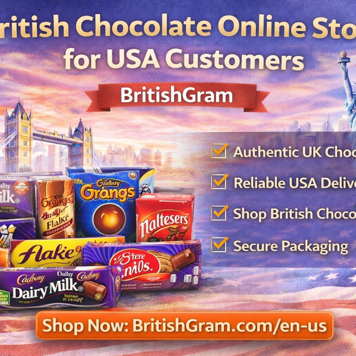 British chocolate online store for USA customers with authentic UK chocolate delivery