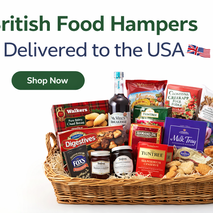 British food hampers delivered to the USA with authentic UK treats