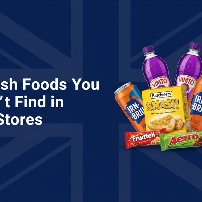 British Foods You Can't Find in US Stores - Vimto, Batchelors Smash, IRN-BRU, Fruit-tella and more delivered to the USA by BritishGram