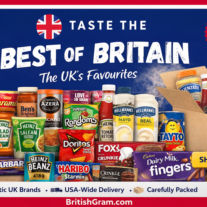 British groceries for expats in the USA with UK food, tea and snacks delivered nationwide