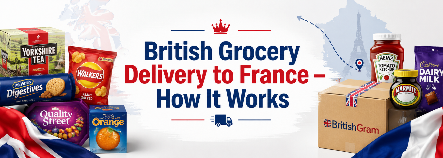British Grocery Delivery to France – How It Works