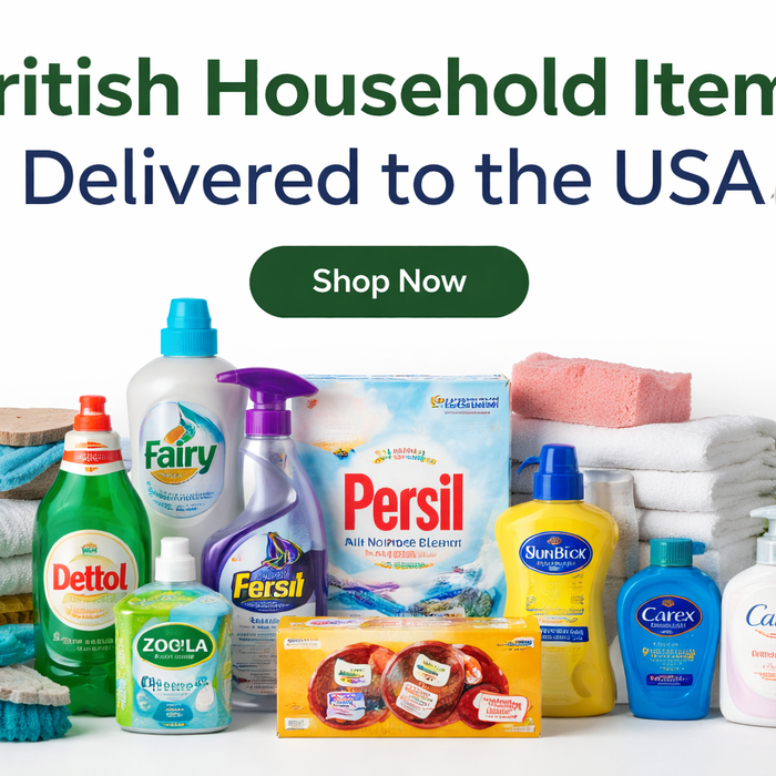 British household items delivered to the USA with authentic UK essentials
