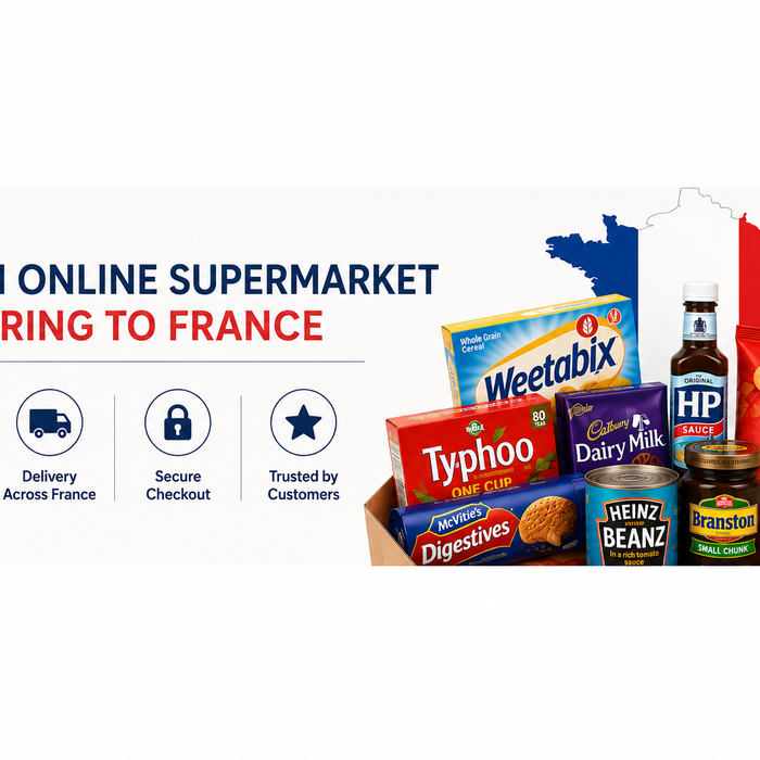 British online supermarket delivering groceries to France
