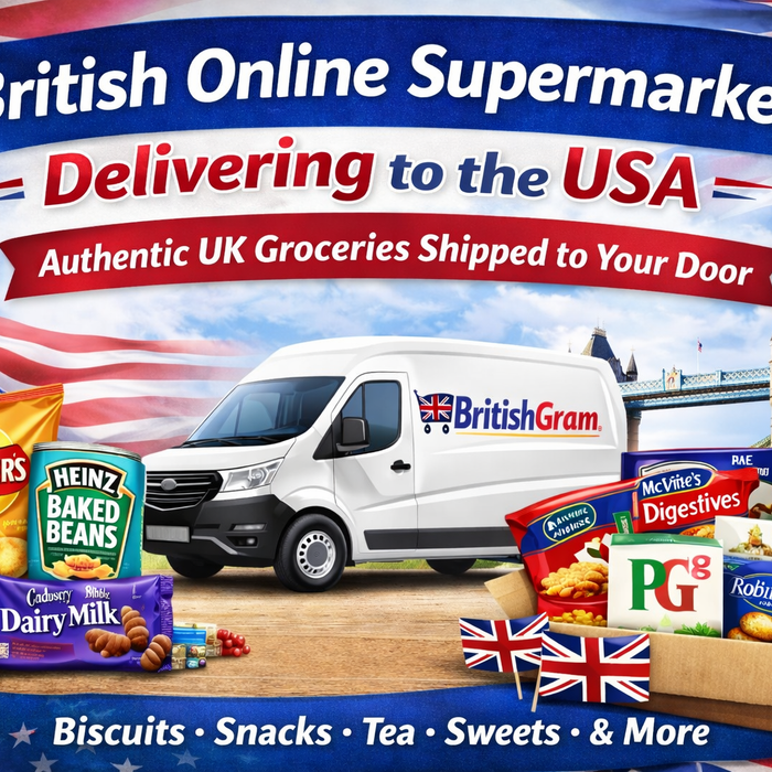 British online supermarket delivering to the USA with BritishGram