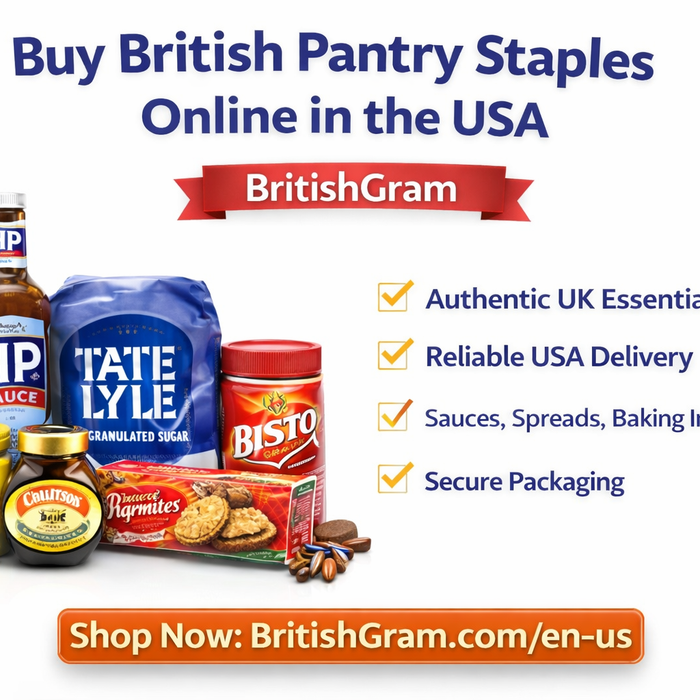 Buy British pantry staples online in the USA with authentic UK essentials
