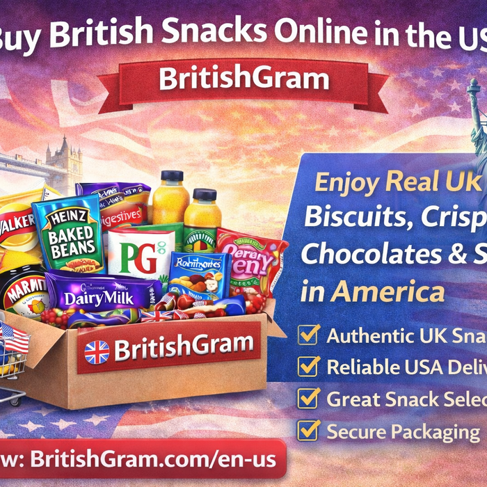 Buy British snacks online in the USA with BritishGram delivery