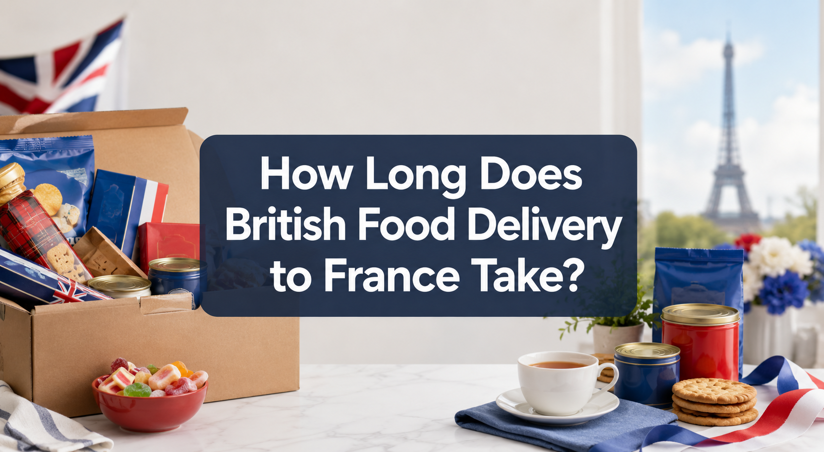 British food delivery to France with UK groceries, tea, biscuits and sweets