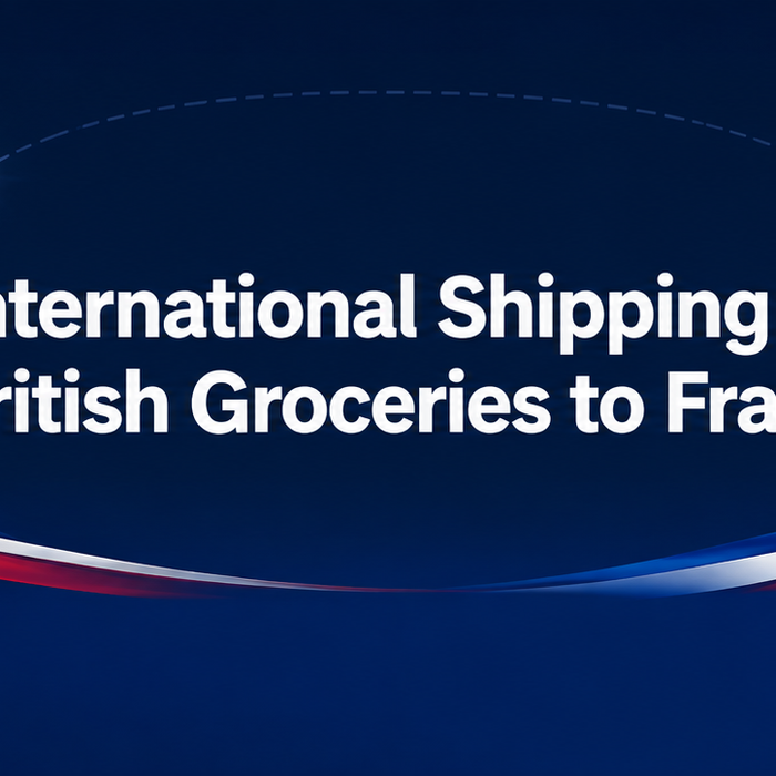 International shipping for British groceries to France