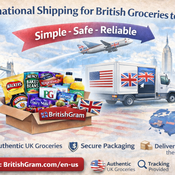 International shipping for British groceries to the USA with BritishGram