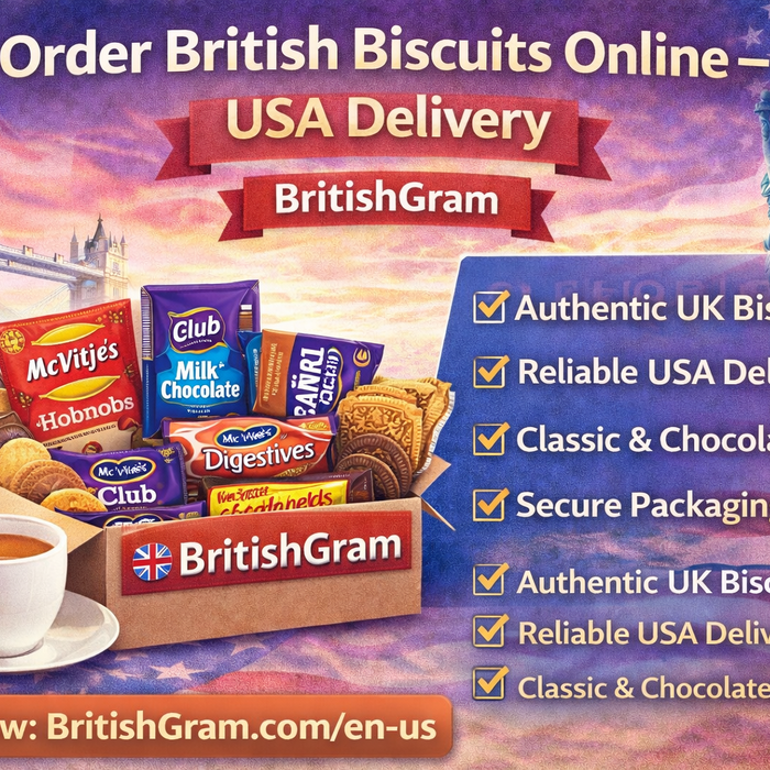 Order British biscuits online with USA delivery from BritishGram