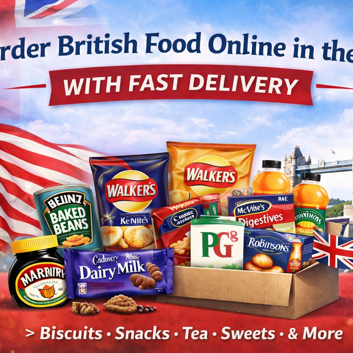 Order British food online in the USA with fast delivery from BritishGram