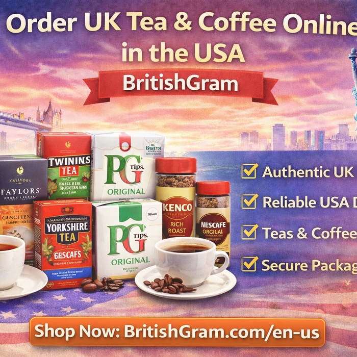 Order UK tea and coffee online in the USA with BritishGram delivery