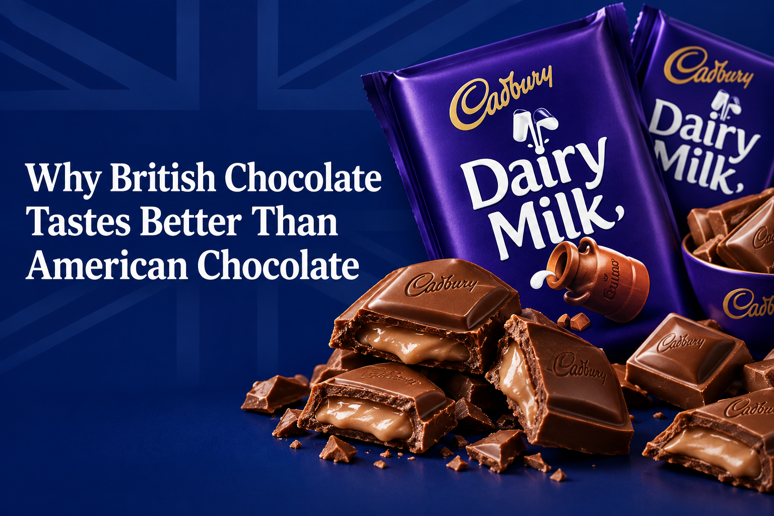 Why British Chocolate Tastes Better Than American Chocolate - Authentic UK Cadbury Dairy Milk delivered to the USA by BritishGram