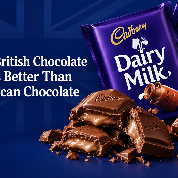 Why British Chocolate Tastes Better Than American Chocolate - Authentic UK Cadbury Dairy Milk delivered to the USA by BritishGram