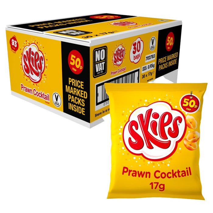 Skips Prawn Cocktail 17g (Box of 30)