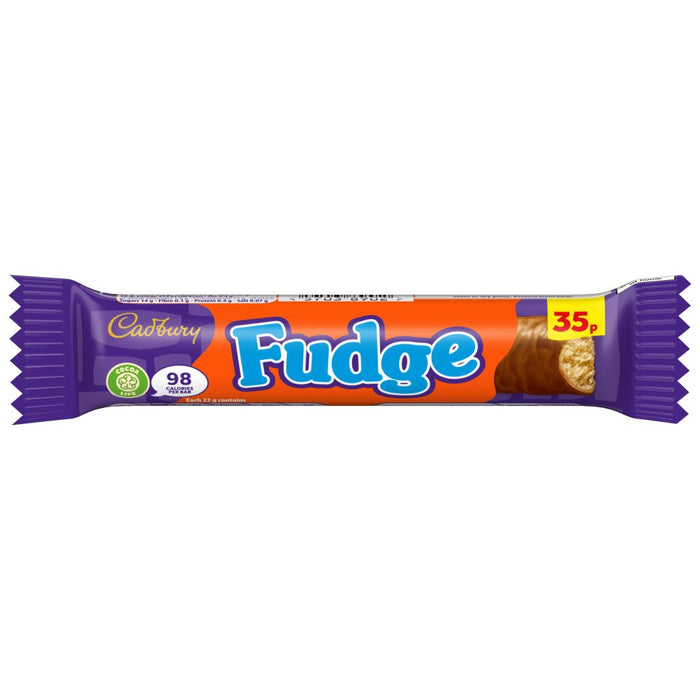 Cadbury Fudge Chocolate Bar PMP 22g (Case of 60)