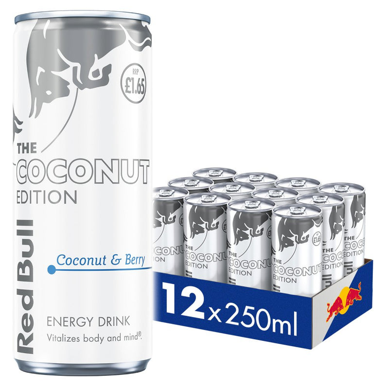 Red Bull The Coconut Edition Coconut & Berry Energy Drink 250ml (Case of 12)