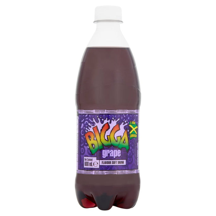 Bigga Grape Flavour Soft Drink 600ml (Case of 12)