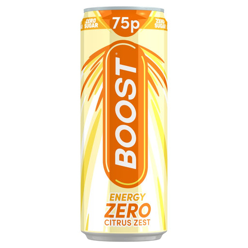 Boost Energy Drink Zero Sugar Citrus Zest 