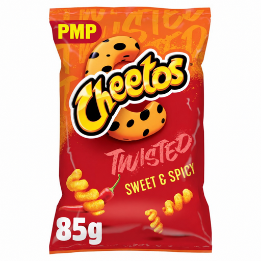 Cheetos Twisted Snacks Sweet & Spicy Corn Puffs PMP