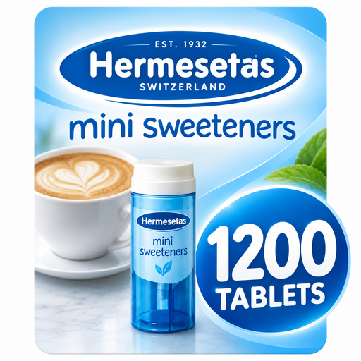 Hermesetas Mini Sweeteners Packaging 1200 tablets