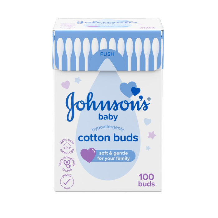 Johnson's Baby Cotton Buds 100 Pieces (Case of 12)