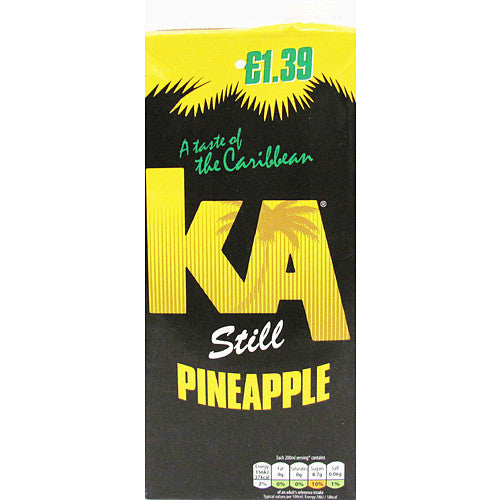 KA Still Pineapple Juice 1 Litre (Case of 12)