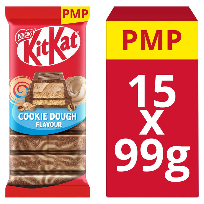 KitKat® Cookie Dough Flavour Chocolate Sharing Bar 99g PMP £1.65