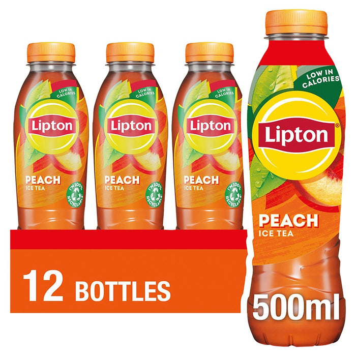 Lipton Peach Ice Tea PMP 500ml (Case of 12)