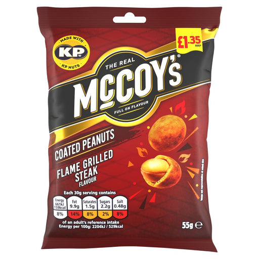 Flame Grilled Steak Flavour Coated Peanuts crisps with PMP