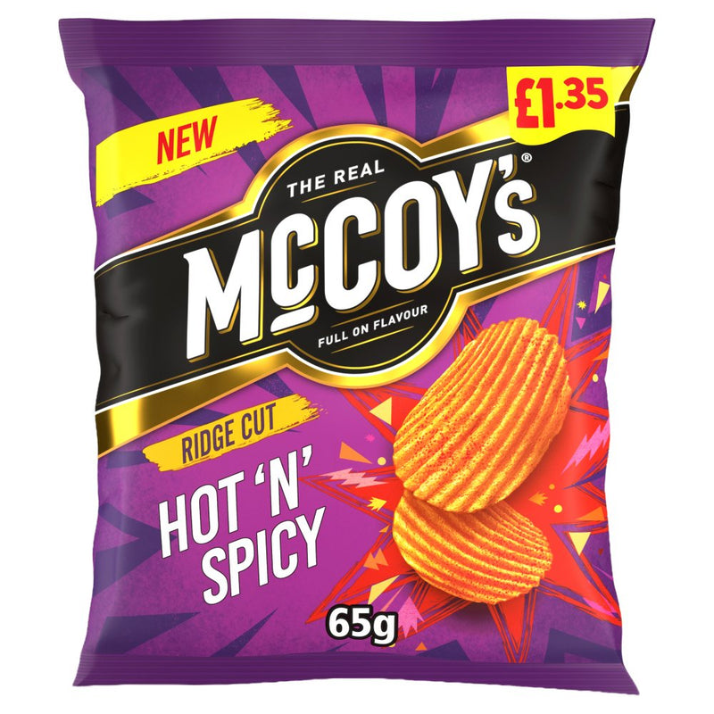 Hot & Spicy Flavour Potato Crisps