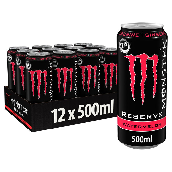 Monster Energy Drink Reserve Watermelon PMP 500ml (Case of 12)