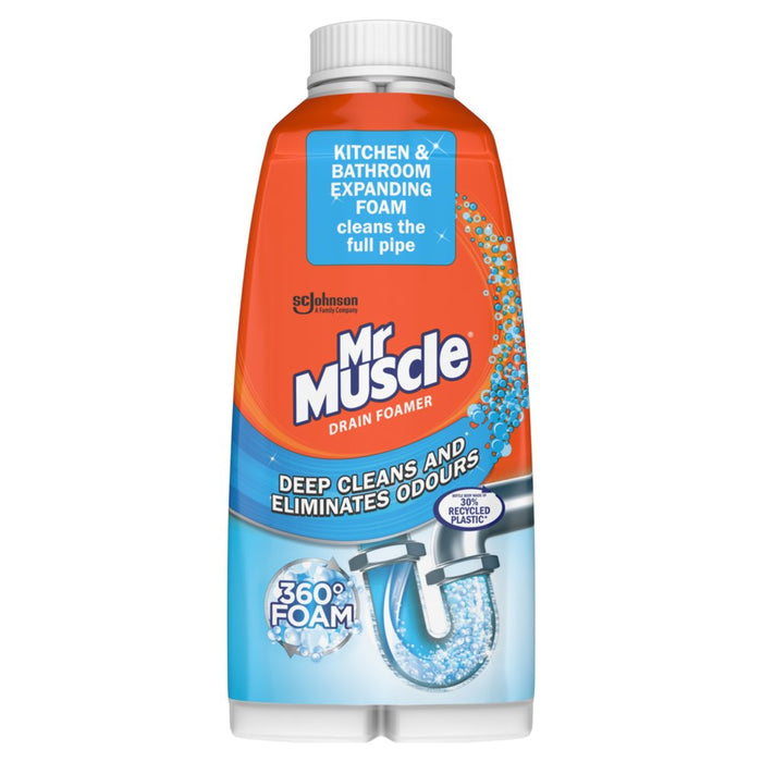 Mr Muscle Foamer Sink Drain Unblocker 500ml (Case of 6)