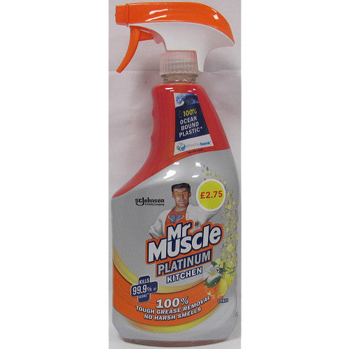 Mr Muscle Platinum Kitchen Citrus 750ml (Case of 6)