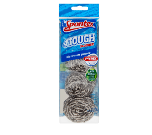 Spontex 2 Washups Sponge Scourers