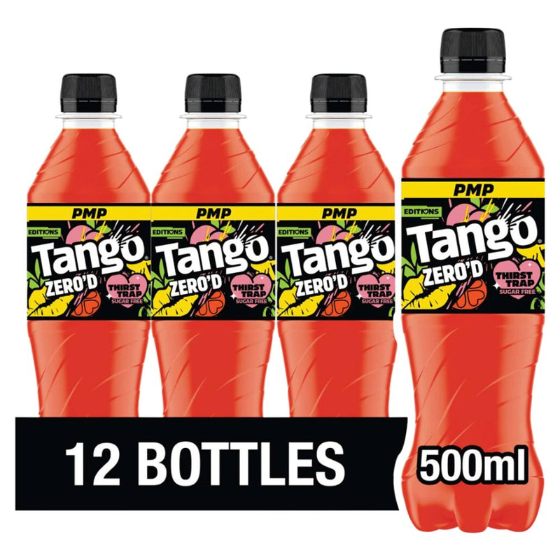 Tango Zero'd Thirst Trap Peach, Pineapple and Orange Sugar Free PMP botles