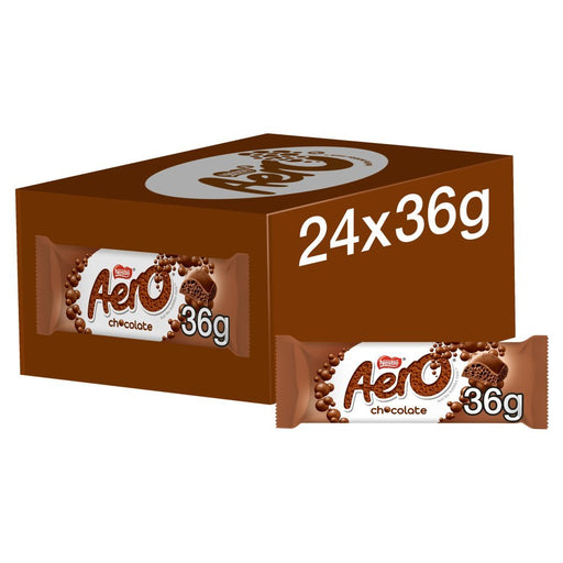 Aero Milk Chocolate Bar PMP 36g (Case of 24) - BritishGram.com