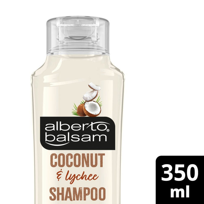 Alberto Balsam Coconut & Lychee Shampoo 350ml (Case of 6) - BritishGram.com