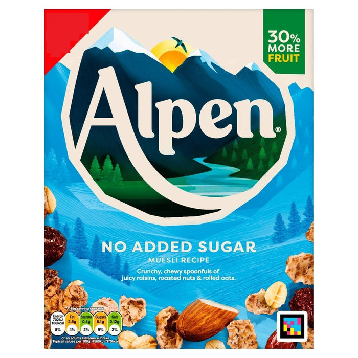 Alpen No Added Sugar PMP 550g - BritishGram.com