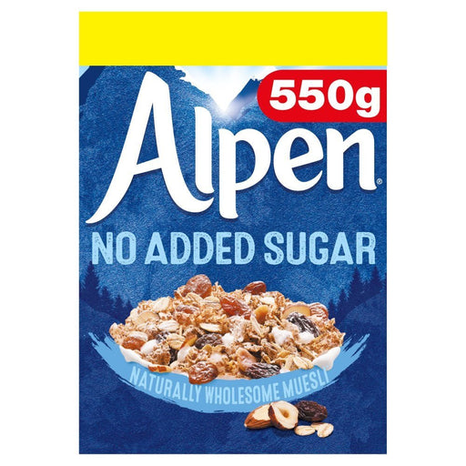 Alpen No Added Sugar PMP 550g - BritishGram.com