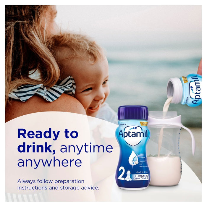 Aptamil 2 Follow On Milk 6 - 12 Months 200ml (Case of 12) - BritishGram.com