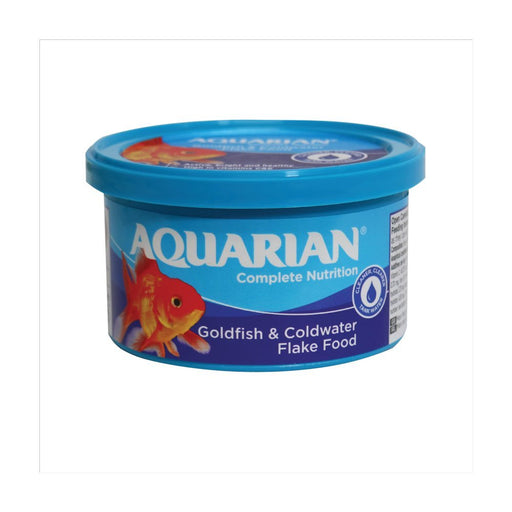 Aquarian Goldfish Food Flakes 25g - BritishGram.com