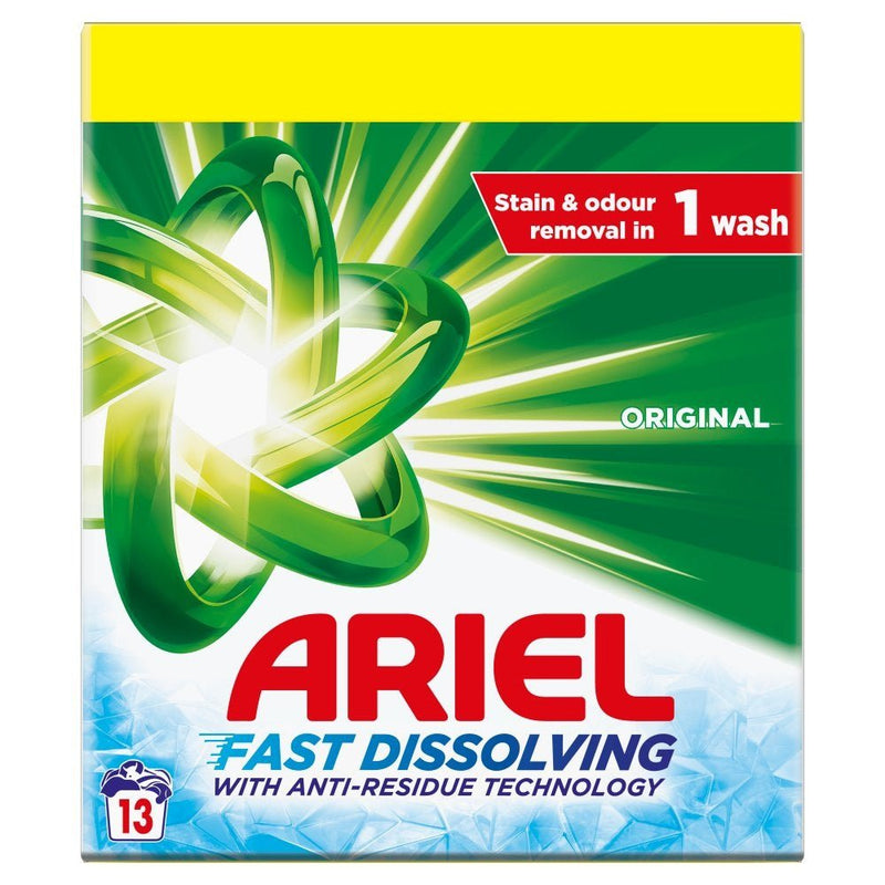Ariel Washing Powder Original 13 Washes 715g (Case of 6) - BritishGram.com