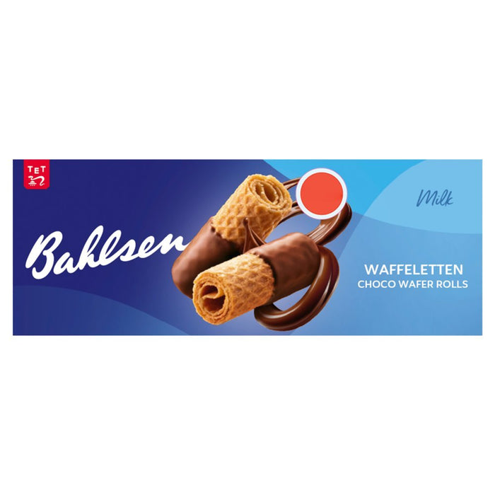Bahlsen Waffeletten Milk Chocolate Wafer 100g (Box of 12) - BritishGram.com