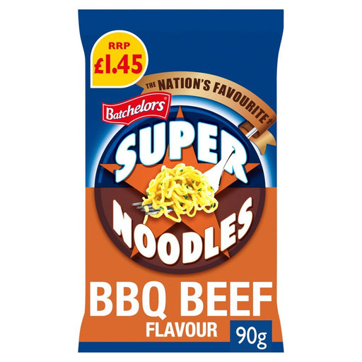 Batchelors Super Noodle BBQ Beef 90g (Case of 8) - BritishGram.com