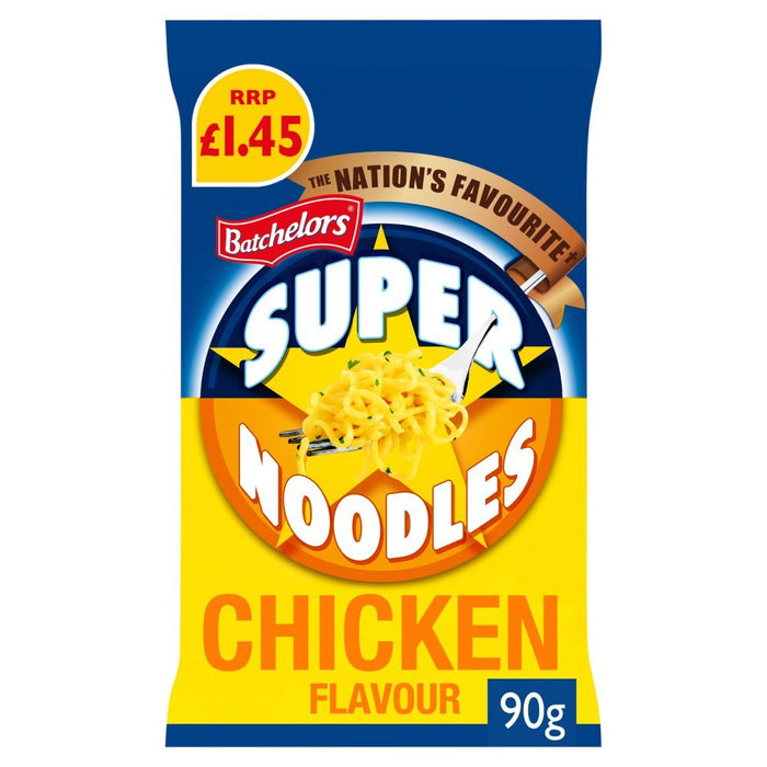 Batchelors Super Noodles Chicken Flavour 90g (Case of 8) - BritishGram.com