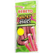 Bebeto Fizzy Strawberry Pencils PMP 140g (Case of 12) - BritishGram.com